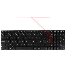 Clavier espagnol pour Asus ZenBook UX510 90NB0CB1-R31US1 sans cadre