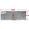 Clavier Espagnol NK750 pour Dell Inspiron 1525 1520 Vostro 1500 couleur argent