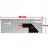 Clavier Espagnol 605813-071 pour HP Compaq 320, 420 et 620 avec cadre