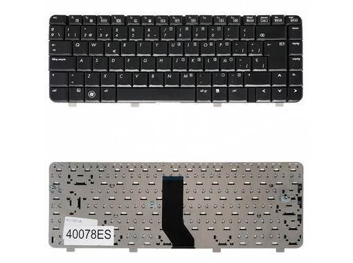 Spanish Keyboard 486904-001 for HP Compaq Presario CQ40 CQ41 CQ45 Black with frame