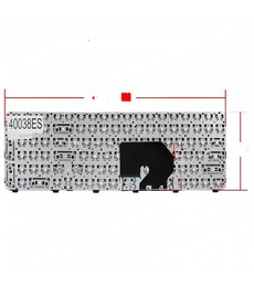 Teclado Español para HP Pavilion DV7-6000 con marco negro, referencia 664264-001