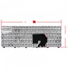 Clavier espagnol pour HP Pavilion DV7-6000 avec cadre noir, référence 664264-001