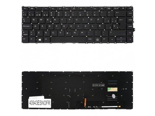 Clavier Espagnol pour HP EliteBook 840 G7 G8 ZBook Firefly 14 G7 G8 avec Pointeur M07090-001
