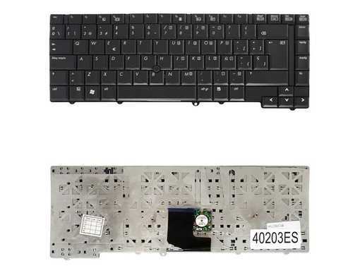 Teclado Espanhol 495042-001 para HP EliteBook 8530 8530p 8530w com ponteiro