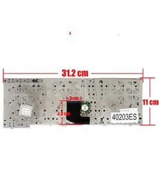 Clavier espagnol 495042-001 pour HP EliteBook 8530 8530p 8530w avec pointeur
