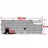 Teclado Español para HP EliteBook Folio 9470m 9480m con referencia 702843-001 y marco plata.