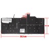Clavier espagnol 850915-071 pour HP EliteBook Folio G1, rétroéclairé et sans cadre