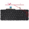 Clavier espagnol 850915-071 pour HP EliteBook Folio G1, rétroéclairé et sans cadre