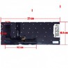 Clavier Espagnol pour HP EliteBook X360 1030 G7 M16981-071 rétroéclairé