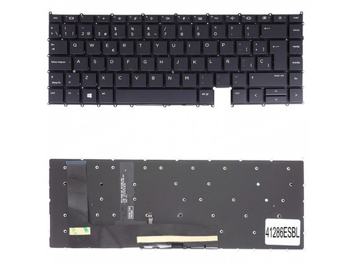 Spanish Keyboard M16930-071 for HP EliteBook X360 1040 G7 and G8 backlit