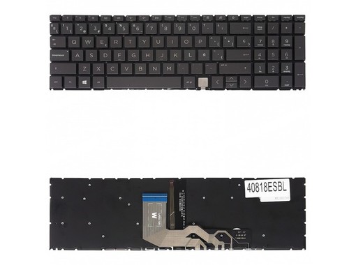 Clavier Espagnol L93226-001 pour HP Envy 15-ED 17-CG rétroéclairé