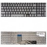 Clavier espagnol L93226-001 pour HP Envy 15-ED 17-CG de couleur argent et sans cadre