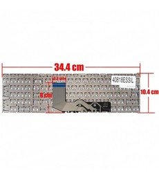 Clavier espagnol L93226-001 pour HP Envy 15-ED 17-CG de couleur argent et sans cadre