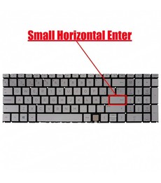 Clavier espagnol L93226-001 pour HP Envy 15-ED 17-CG de couleur argent et sans cadre