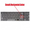 Clavier espagnol L93226-001 pour HP Envy 15-ED 17-CG de couleur argent et sans cadre