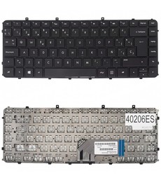 Spanish Keyboard 686836-071 for HP Envy 4 and 6 with black frame