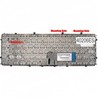 Spanish Keyboard 686836-071 for HP Envy 4 and 6 with black frame
