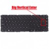 Clavier espagnol 686836-071 pour HP Envy 4 et Envy 6 sans cadre