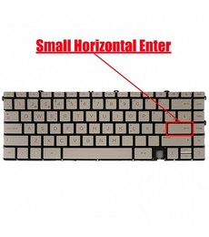 Clavier Espagnol L94518-001 pour HP Envy x360 13-AY 13-BA Doré Rétroéclairé