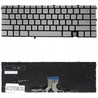 Clavier espagnol L94518-001 pour HP Envy x360 13-AY, 13-BA, 13-BD - Argent Rétroéclairé