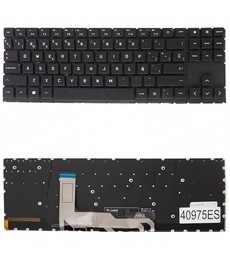 Clavier espagnol L98943-071 pour HP Omen 15-EK 15-EN rétroéclairé