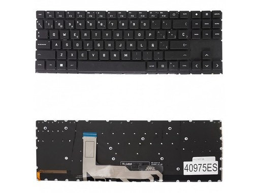 Clavier espagnol L98943-071 pour HP Omen 15-EK 15-EN rétroéclairé
