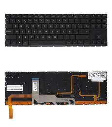 Clavier espagnol L87603-151 pour HP Omen 15-EK 15-EN avec rétroéclairage RGB.