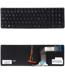 Clavier Espagnol Rétroéclairé 762529-001 pour HP Pavilion 15-P et 17-F