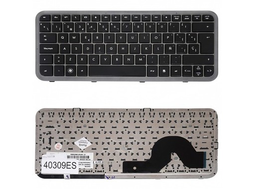 Clavier espagnol 575926-001 pour HP Pavilion DM3 avec cadre gris