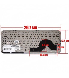 Clavier espagnol 575926-001 pour HP Pavilion DM3 avec cadre gris