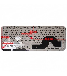 Clavier espagnol 575926-001 pour HP Pavilion DM3 avec cadre gris