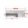 Clavier espagnol avec cadre 670626-031 pour HP Pavilion DM4-3000