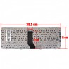 Clavier Espagnol pour HP Pavilion DV2000 DV2500 448615-071 Noir avec cadre