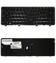 Clavier espagnol 9J.N8682.Y0S pour HP Pavilion DV3-2000 avec cadre