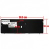 Spanish Keyboard 9J.N8682.Y0S for HP Pavilion DV3-2000 with frame