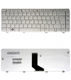 Clavier Espagnol Blanc 9J.N8682.Y0S pour HP Pavilion DV3-2000 avec cadre