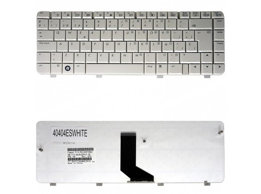 Teclado Español Blanco 9J.N8682.Y0S para HP Pavilion DV3-2000 con marco