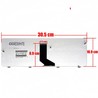 White Spanish Keyboard 9J.N8682.Y0S for HP Pavilion DV3-2000 with frame
