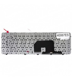 Spanish Keyboard 597635-001 for HP Pavilion DV6-3000 with black frame