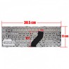 Clavier espagnol pour HP Pavilion DV6000 avec cadre 431414-001