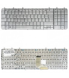 Clavier Espagnol pour HP Pavilion DV7-1000 avec numéro de pièce 500843-001 en couleur argent