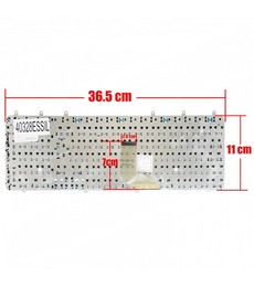 Clavier Espagnol pour HP Pavilion DV7-1000 avec numéro de pièce 500843-001 en couleur argent
