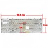 Teclado Español para HP Pavilion DV7-1000 con part number 500843-001 en color plata