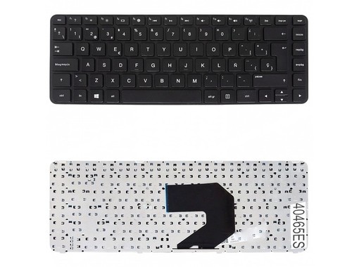 Clavier Espagnol 680555-071 pour HP Pavilion G4-2000 avec cadre noir
