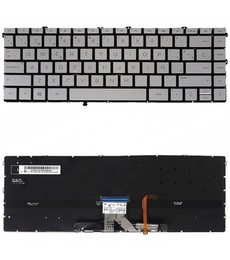 Clavier espagnol rétroéclairé L96524-001 pour HP Pavilion x360 14-DW 14-DV