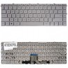Clavier Espagnol L96524-001 pour HP Pavilion x360 14-DW 14-DV sans cadre couleur argent