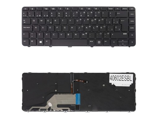 Teclado Español 826368-071 para HP Probook 430 G3 440 G3 con retroiluminación