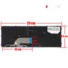 Teclado Espanhol 826368-071 para HP Probook 430 G3 440 G3 com retroiluminação