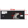 Teclado Espanhol L44548-001 para HP ProBook 430 G6, 435 G6 e 430 G7 sem moldura