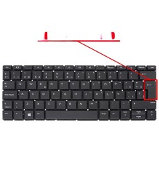 Teclado Espanhol L44548-001 para HP ProBook 430 G6, 435 G6 e 430 G7 sem moldura